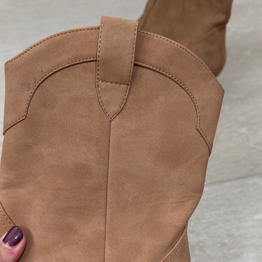 🤠🆕Dolce Vita Women's Tan Andres Western Style Pointed Toe Boots, 7.5🤠 - Picture 11 of 12
